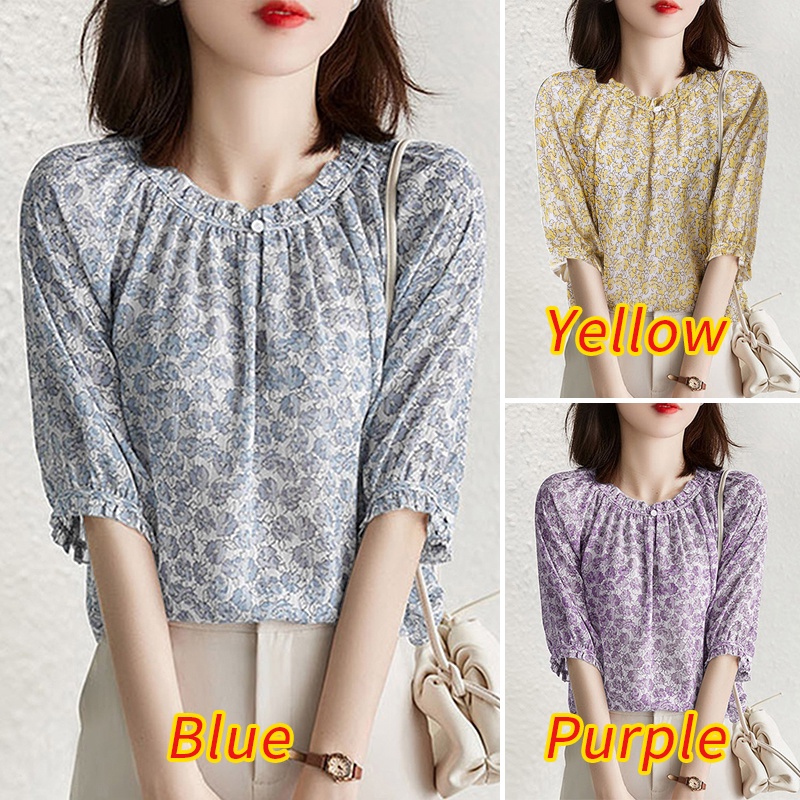 Áo Zanzea phối ren hoa tay lửng thanh lịch dành cho nữ