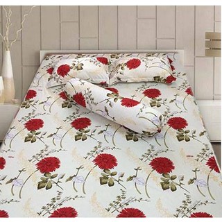 Drap thun Hàn Quốc khố 1.6m x2m (drap, 2 áo gối, 1 gối ôm)