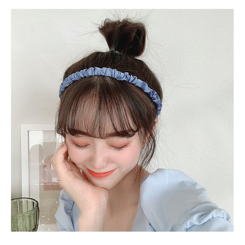 Bờm Cài Tóc Vải Nhún 🎀 Hàng Quảng Châu 🎀 Xược Tóc Khi Rửa Mặt Hoặc Đi Chơi