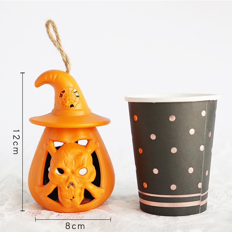 Đèn Lồng LED Hình Đầu Lâu Trang Trí Halloween