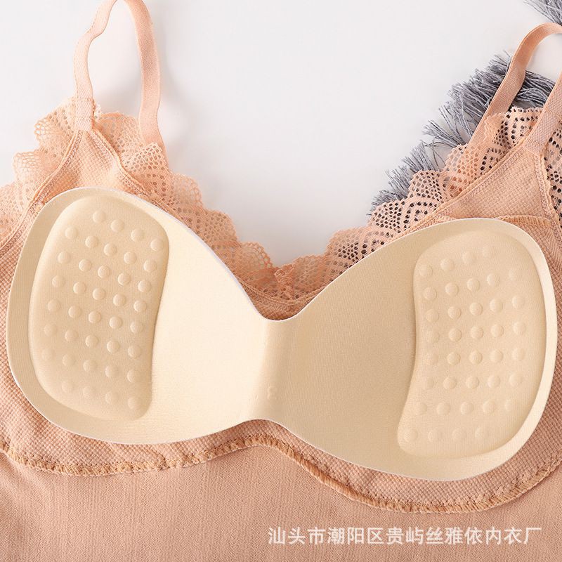 Áo 2 dây 💋SALE💋 áo hai dây nữ💋viền Ren chất cotton croptop bản to có đệm nâng ngực dáng dài có mút ngực