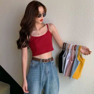 Áo hai dây croptop