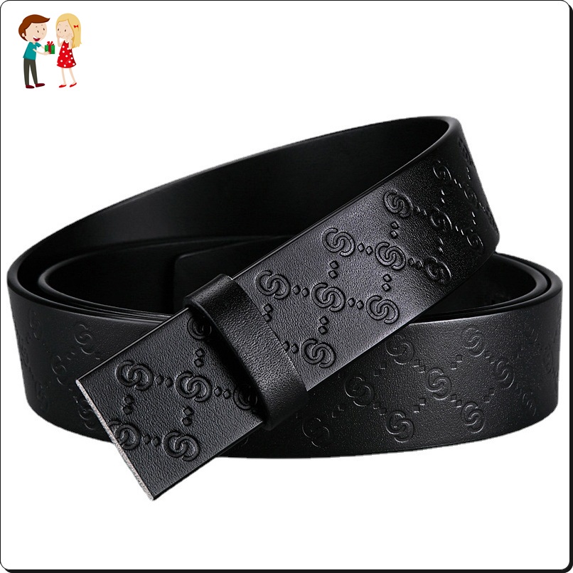 Bộ thắt lưng da nam GC, da bò một lớp, cực kì bền, kiểu dáng trang trọng, lịch thiệp, tinh tế.