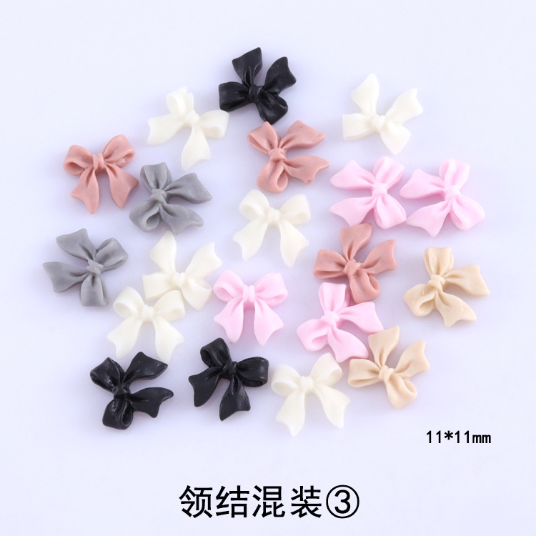 Charm nơ nail phụ kiện giá rẻ dùng kèm với sơn móng tay trang trí VUA SƠN AS