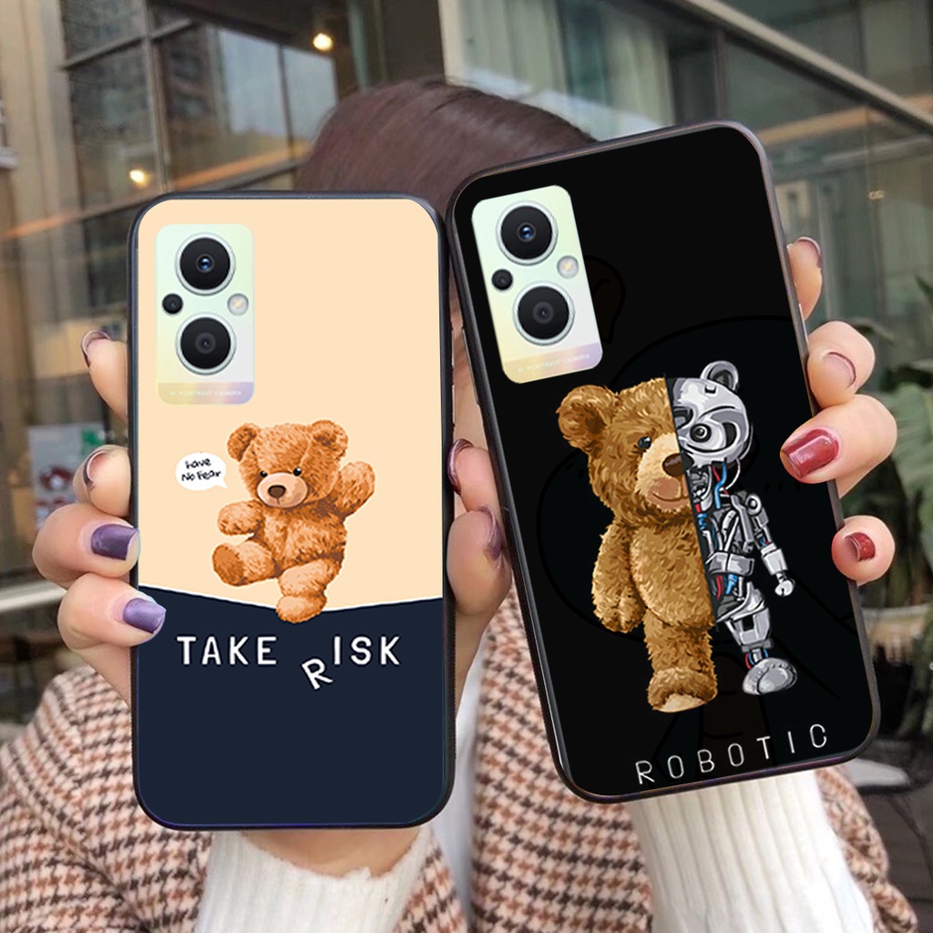 Ốp lưng Oppo Reno 7 5G - Reno 7z 5G ( Reno7 5G - Reno7 Z 5G) gấu cực đẹp siêu cute giá rẻ