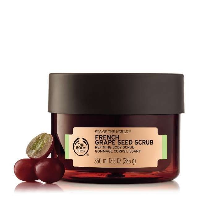 Tẩy tế bào chết cơ thể The Body Shop Spa of the world™ french grape seed 350ml