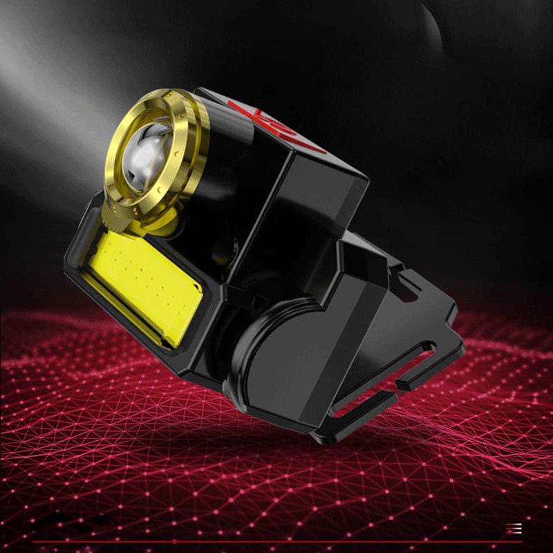 Đèn Pin LED COB Kiêm Sạc Pin 1200mah Có Thể Điều Chỉnh Dùng Khi Đi Cắm Trại Ngoài Trời