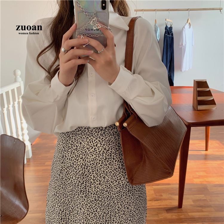 Áo Sơ Mi Nữ Tay Dài Dáng Rộng Màu Trơn Dễ Phối Trang Phục | BigBuy360 - bigbuy360.vn