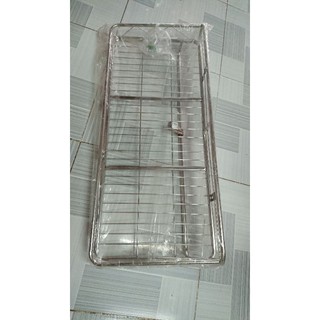 Kệ treo 2 tầng inox 430