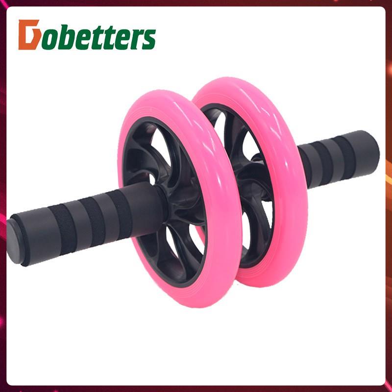 con lăn 2 bánh tập cơ bụng tại nhà có tặng kèm thảm lót gối, hàng Dobetters cao cấp, chính hãng