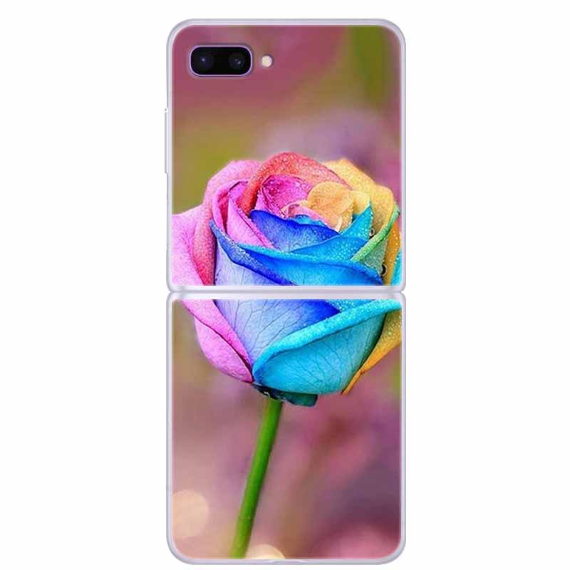 Ốp lưng Samsung Galaxy Z Flip 3 dẻo in hình hoa nhiều mẫu đẹp