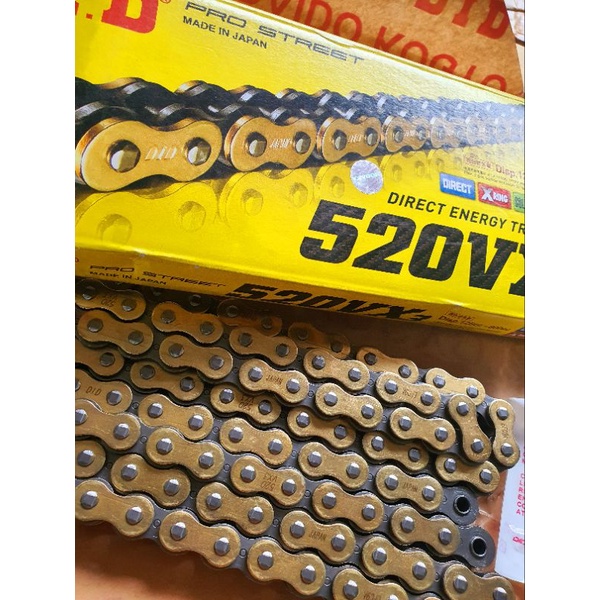 SÊN PHỐT 520 VX3 120ZB CHÍNH HÃNG DID JAPAN DÙNG CHO R3/Z300/MT03/NINJA/CB300R/CBR300...