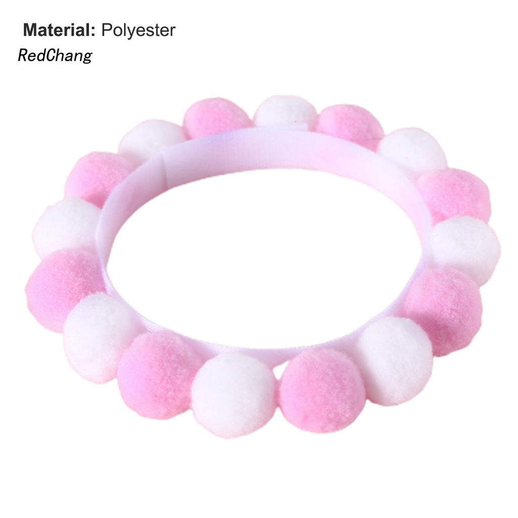 Vòng cổ bằng polyester đính bóng lông cho thú cưng