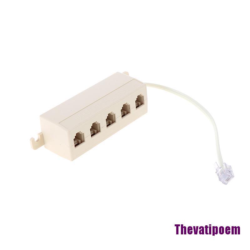 Đầu Chia Rj11 5 Cổng 6p4c Chất Lượng Cao