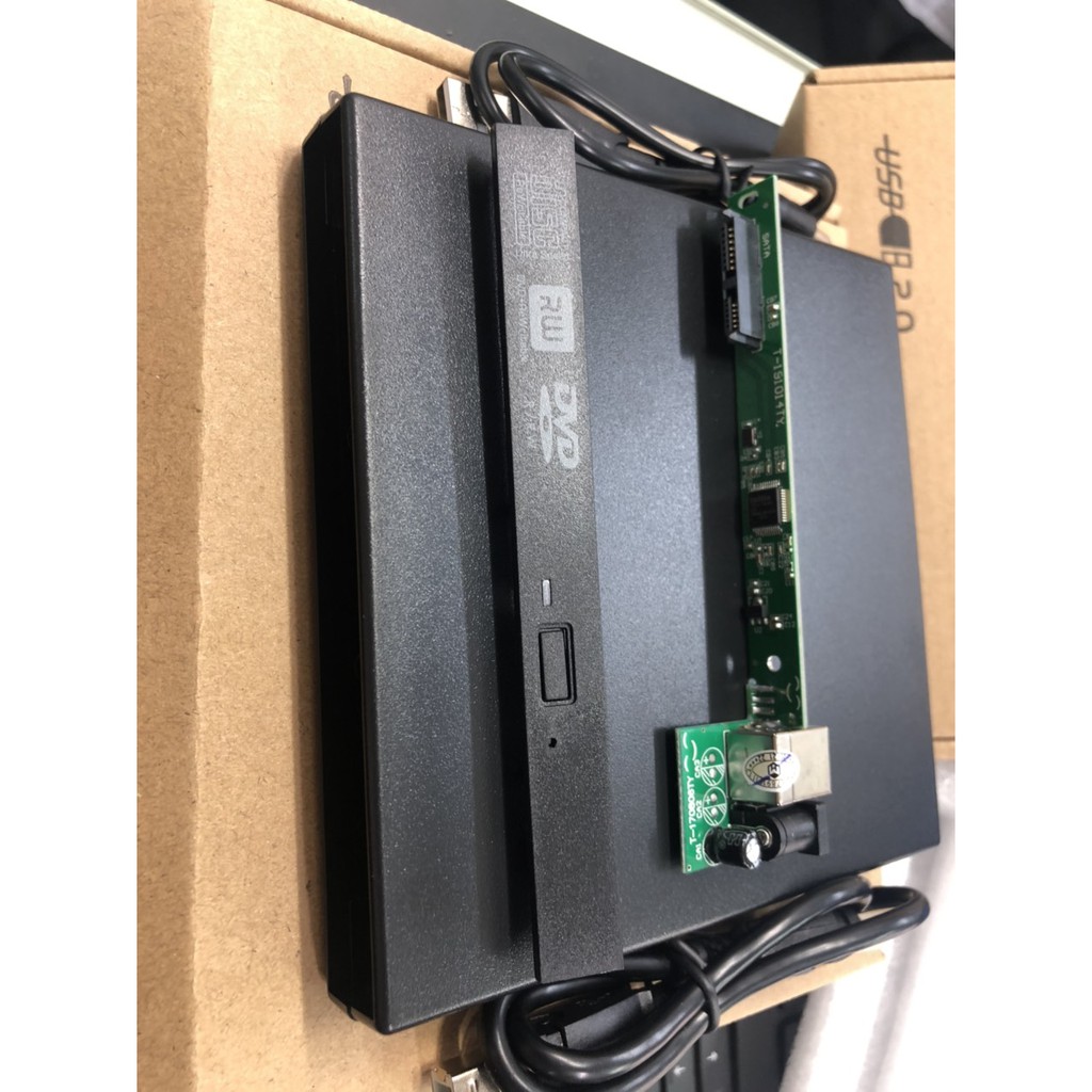 Box DVD  ⚡ Free Ship⚡Box DVD Đựng Ổ Đĩa DVD Laptop Gắn Ngoài Qua Cổng USB Loai Mỏng 9.5mm / Dày 12.7mm | BigBuy360 - bigbuy360.vn