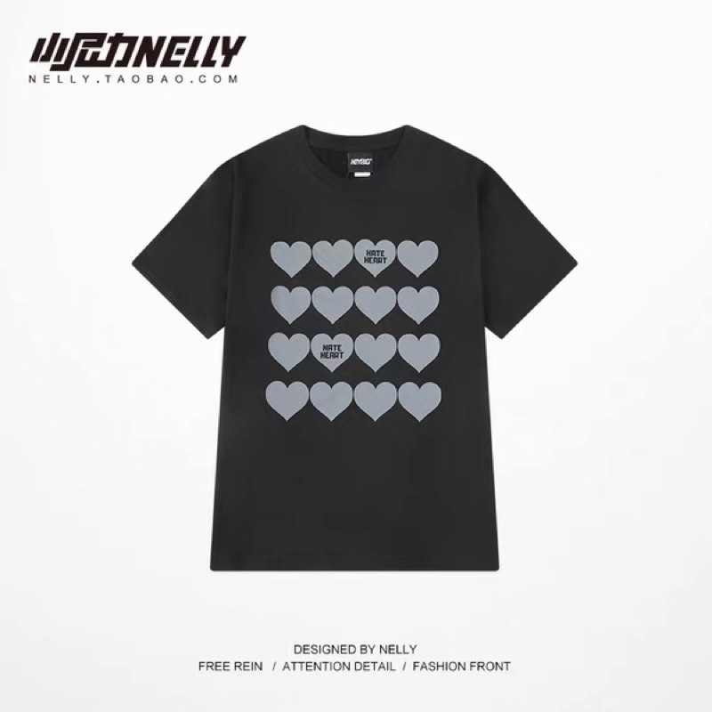 Áo phông nelly heybig sale (có sẵn) 4 tim hate heart
