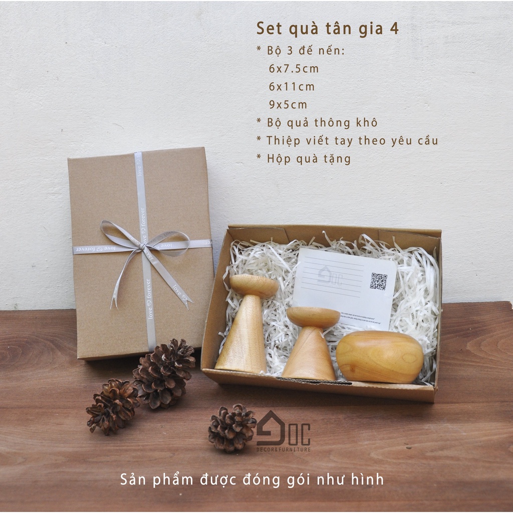 Set Quà Tân Gia Nhà Mới Hộp Quà Góc Decor