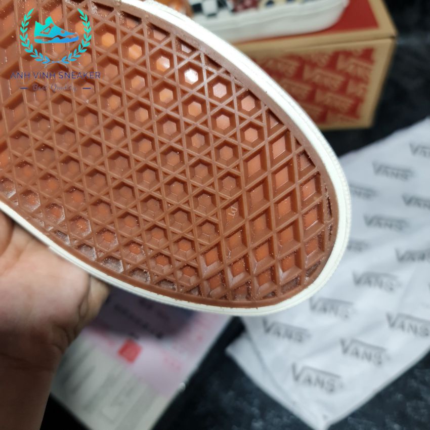 Giày vans era tiger patchwork màu thổ cẩm cổ thấp