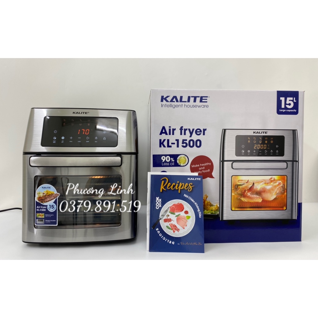 Nồi chiên không dầu KALITE KL1500 - Hàng chính hãng - Bảo hành 24 tháng