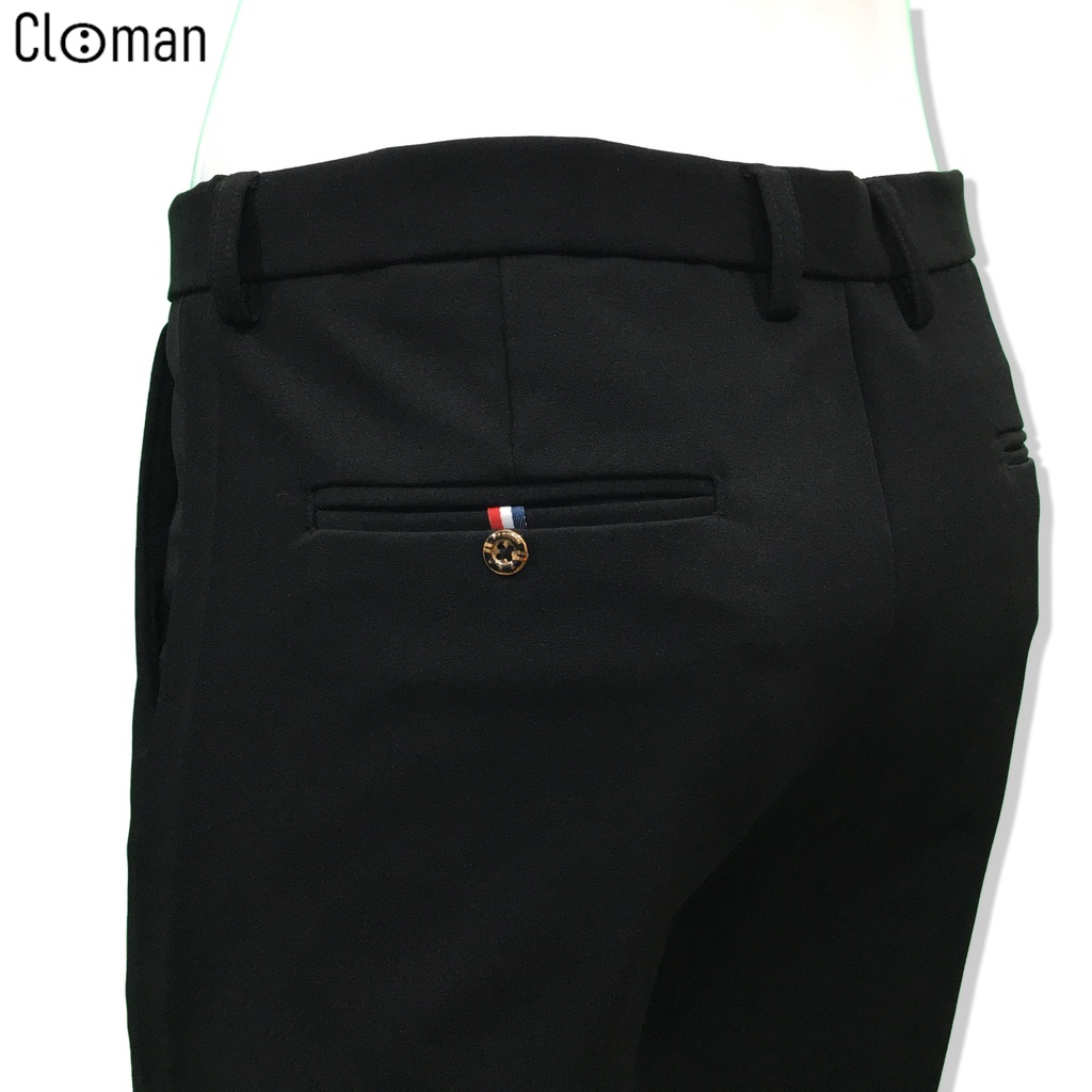 Quần Short Tây Âu Nam CLOMAN Co Giãn Dáng Ôm Form Body Slimfit Cao Cấp QN004