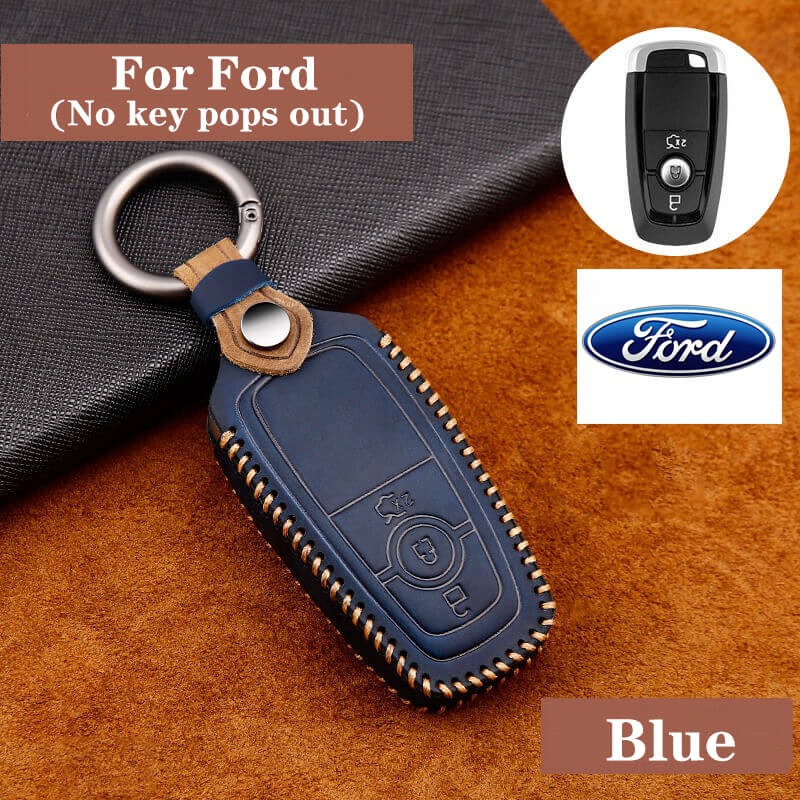 Bao Da Bảo Vệ Chìa Khóa Xe Hơi Ford Fiesta Focus Mondeo Ecosport Fusion Mustang Explorer F150 F250 F350