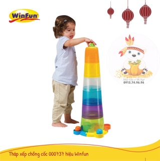 Tháp xếp chồng thả bóng Winfun