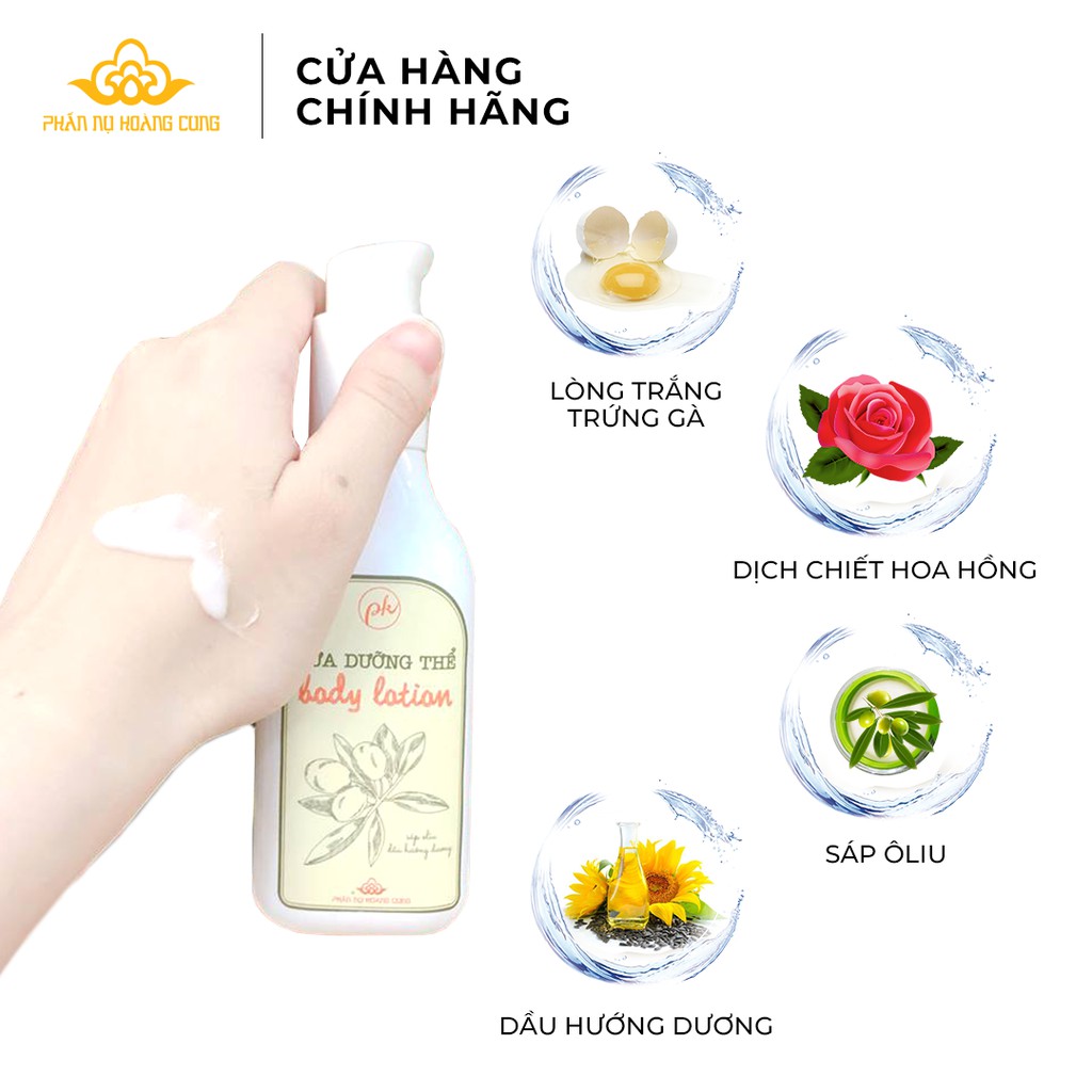 [Mã BMBAU50 giảm 7% đơn 99K] Sữa Dưỡng Thể Body Lotion Phấn Nụ Hoàng Cung 200ml/chai