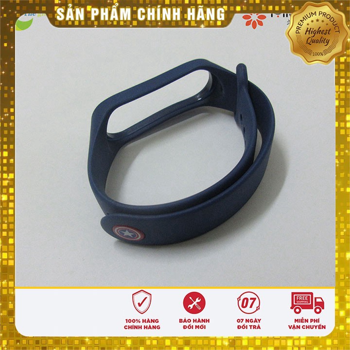 [Sale] Dây đeo cao su phiên bản Avengers cho Mi Band 3, Mi Band 4 - Shop Thế giới điện máy .