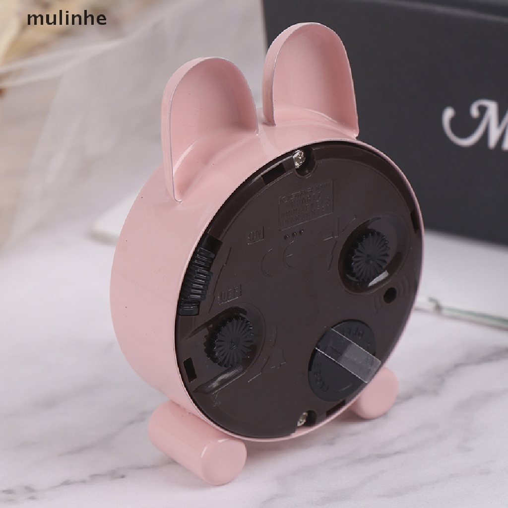 Đồng Hồ Báo Thức Điện Tử Mini Bằng Kim Loại Thiết Kế Dễ Thương Cho Bé