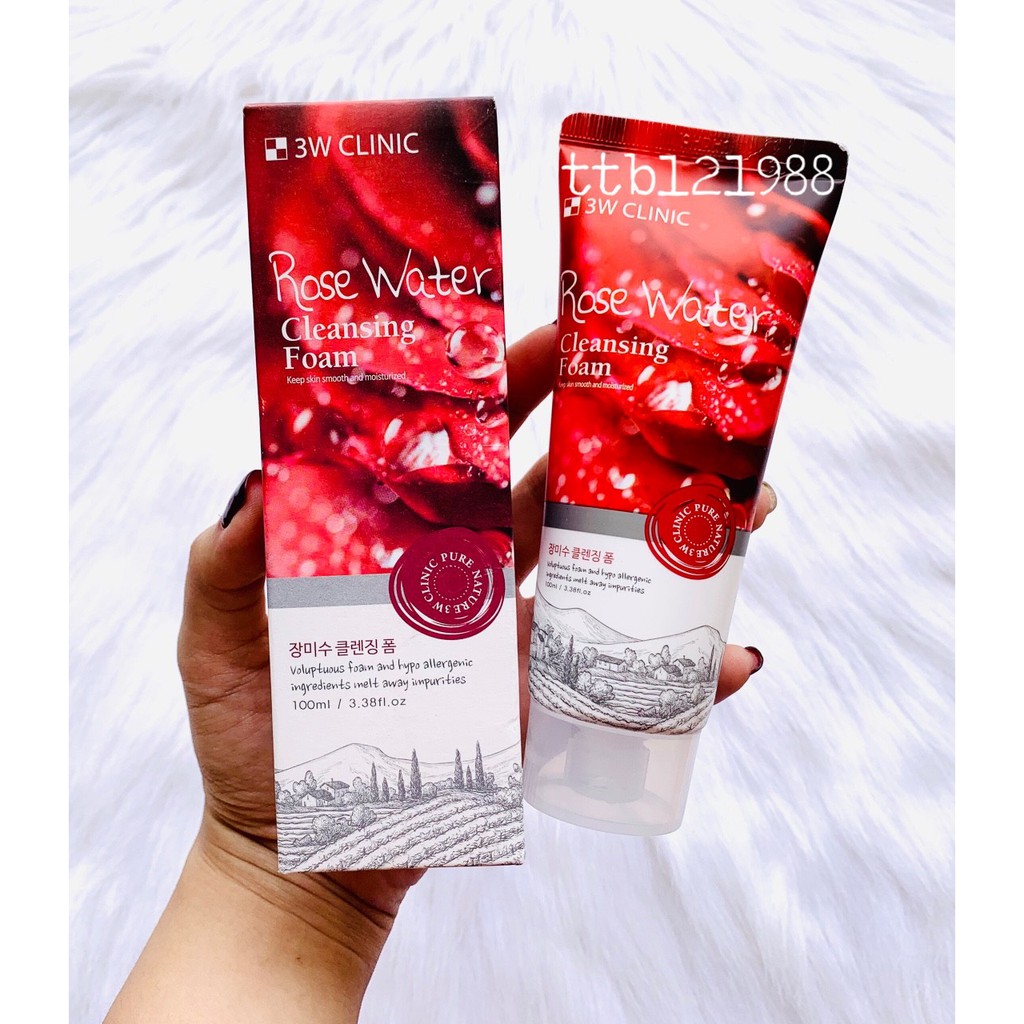 SỮA RỬA MẶT 3W CLINIC 100ML 5sao