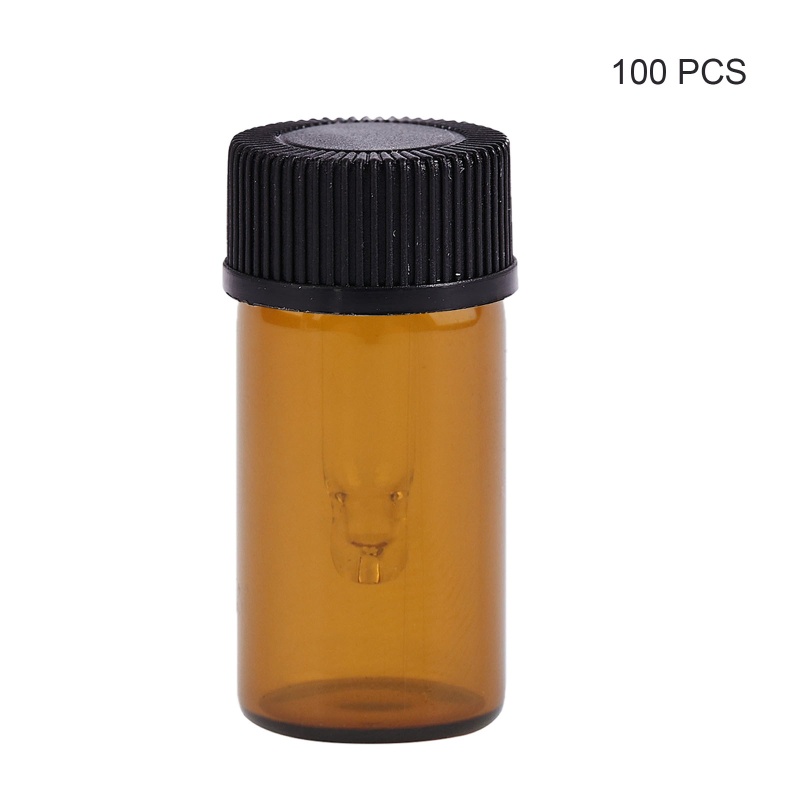 Set 100 Chai Thủy Tinh Đựng Tinh Dầu 1 / 2 / 3ml