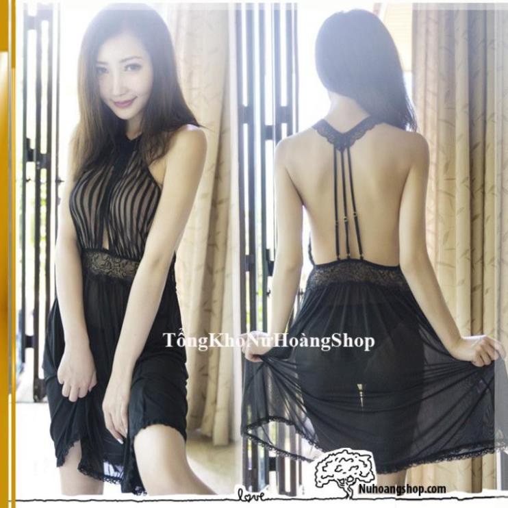 váy ngủ dễ thương dịu dàng VAY521- Đồ ngủ đẹp nhẹ nhàng, sang trọng