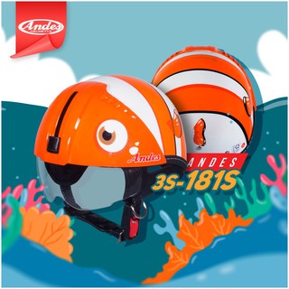 (SẴN) Mũ bao hiểm trẻ em ANDES 3S-181S