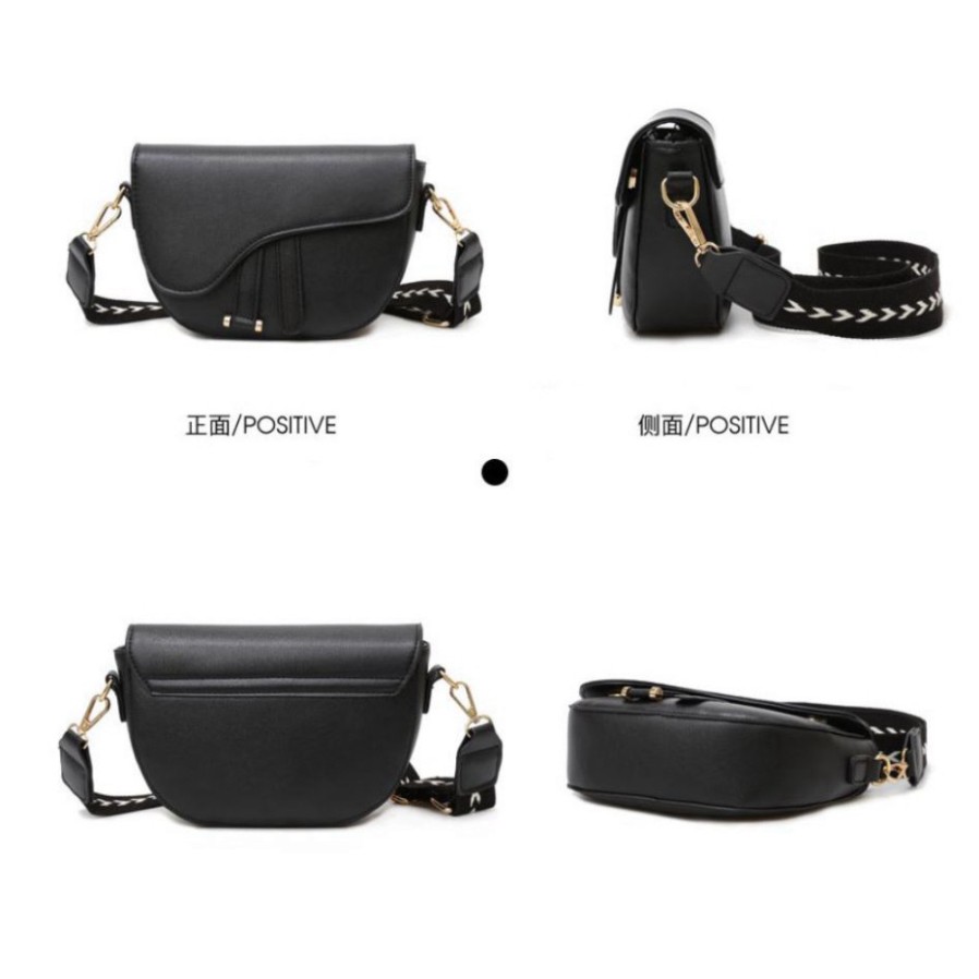 {Hot Trend} Túi xách nữ đeo chéo hình yên ngựa thời trang cá tính dây đeo bản to DC10 túi đeo vai | BigBuy360 - bigbuy360.vn