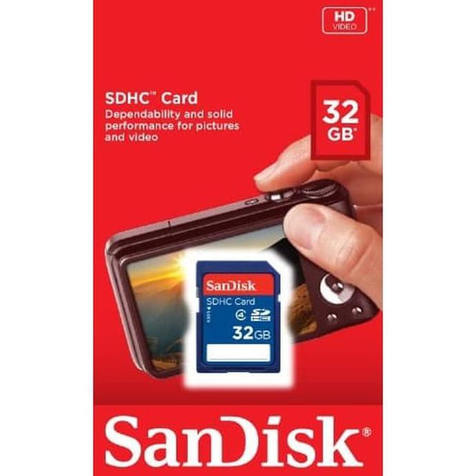 Thẻ Nhớ Sandisk Tiêu Chuẩn Sdhc Class 4 32gb