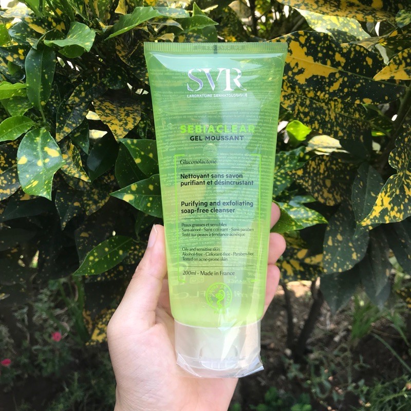 Gel rửa mặt dành cho da dầu SVR Sebiaclear Moussant 200ml
