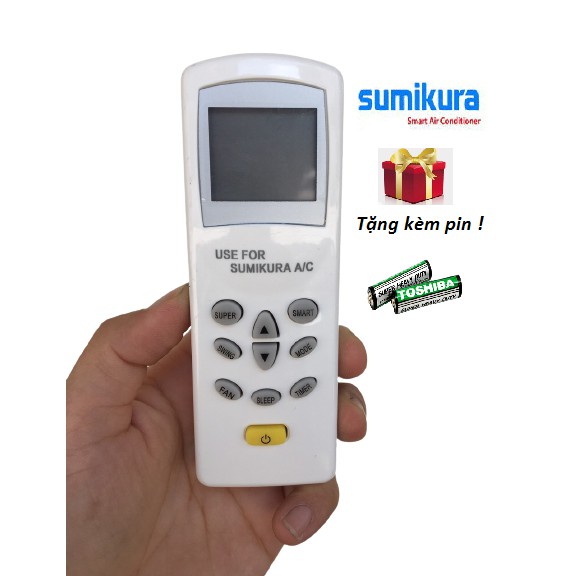 Điều khiển điều hòa Sumikura 1 &amp; 2 chiều Inverter
