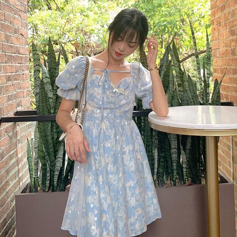 Đầm Công Chúa Tay Phồng Lưng Cao Phối Ren Lưới Kiểu Pháp Thời Trang Mùa Hè Hàng Mới Dành Cho Bạn Nữ 2021 | BigBuy360 - bigbuy360.vn