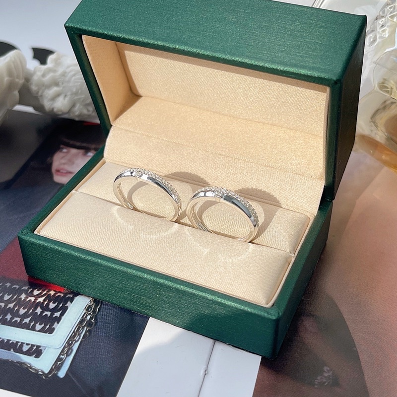 Hộp đựng nhẫn đôi quà tặng trang sức MINA JEWELRY