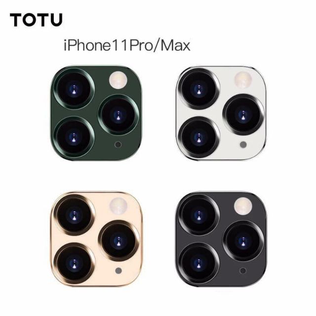 Bộ Dán TOTU Kinh + Viền bảo Vệ Camera iphone 11/ 11 Pro / 11 Pro Max Chính Hãng