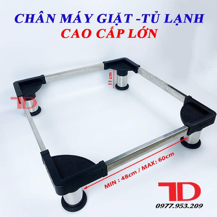 Chân máy giặt - tủ lạnh đa năng cao cấp, CHÂN ĐỠ MÁY GIẶT, TỦ LẠNH ( Máy giặt từ 6- 9kg. tủ lạnh từ 90l- 290l)