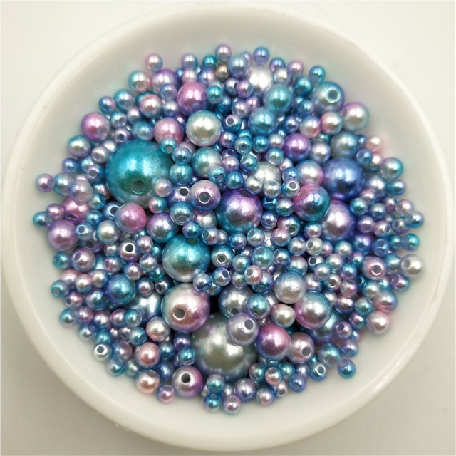 Set 200 hạt ngọc trai giả 4-10mm nhiều màu sắc dùng để làm đồ trang sức thủ công