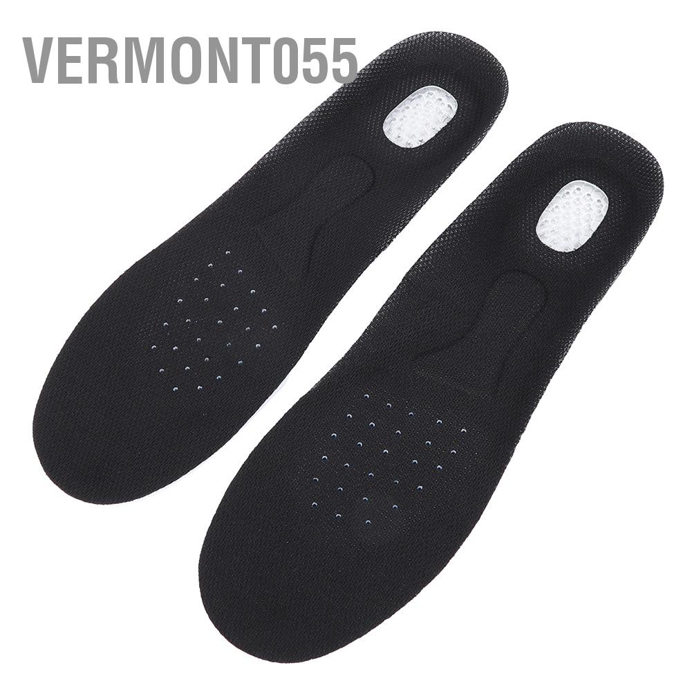 Vermont055 2 cặp Thể thao Vòm hỗ trợ Tấm lót chân Giảm đau chống sốc (255-280)
