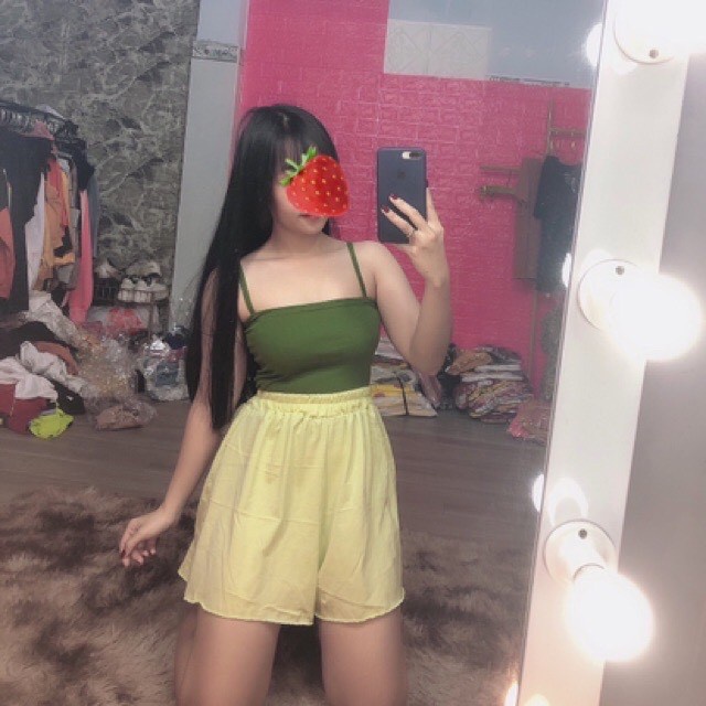Quần Đùi Cotton Form Rộng Cực Xinh