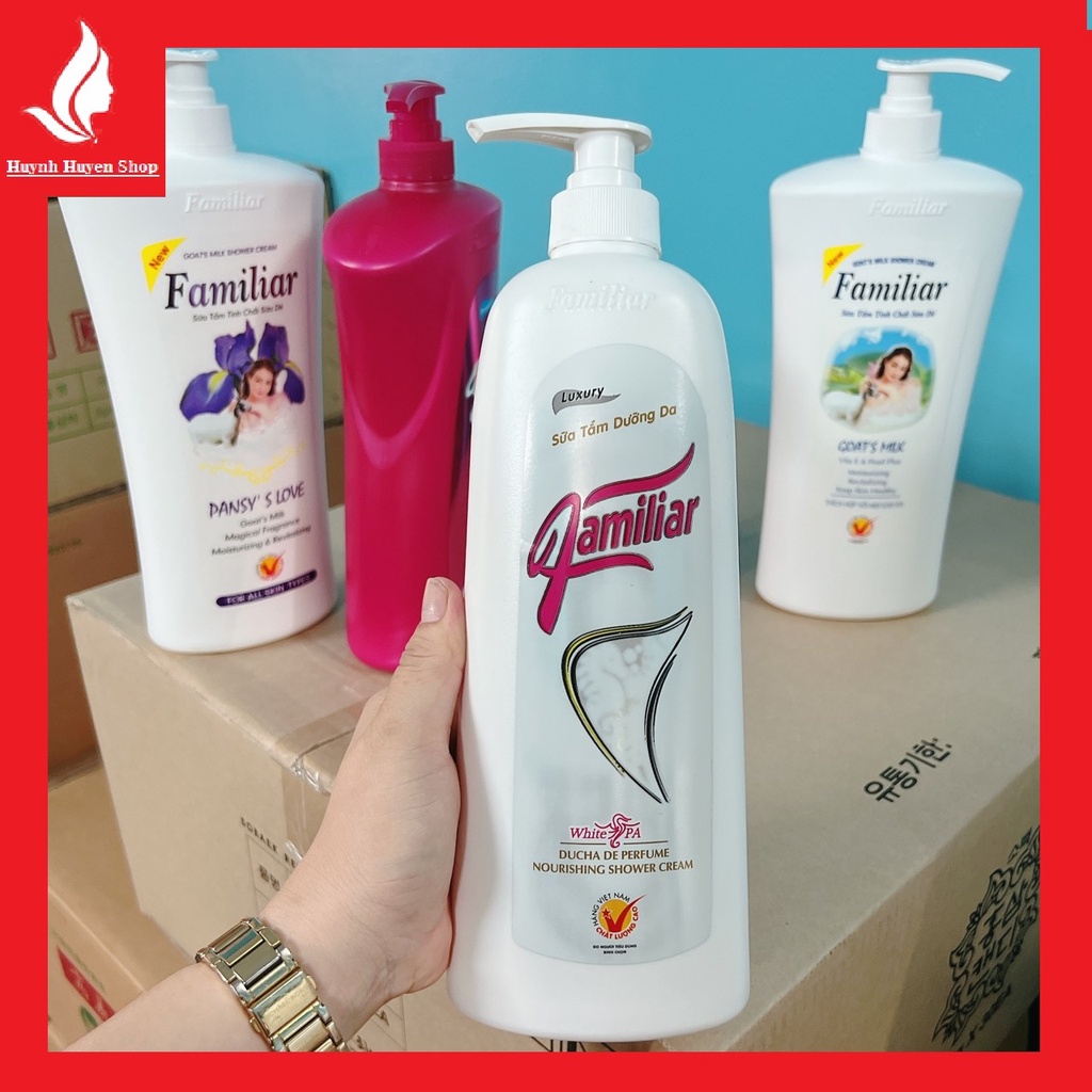 Sữa tắm Familiar hương hải mã Ducha  & collagen chai lớn