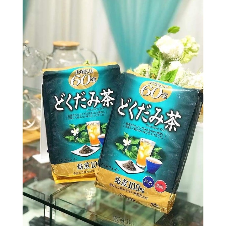 Trà Orihio Diếp Cá 60 Gói Túi Lọc Nhật Bản