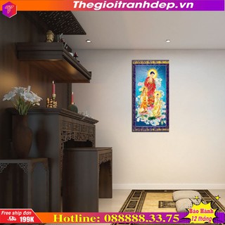 Tam thánh - Tranh dán tường tam thánh VST-12