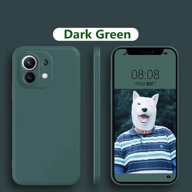 Ốp Điện Thoại Silicon Cạnh Vuông Sang Trọng Cho For Xiaomi 11 Lite 5G Ne 10T 11T Pro 10 Lite