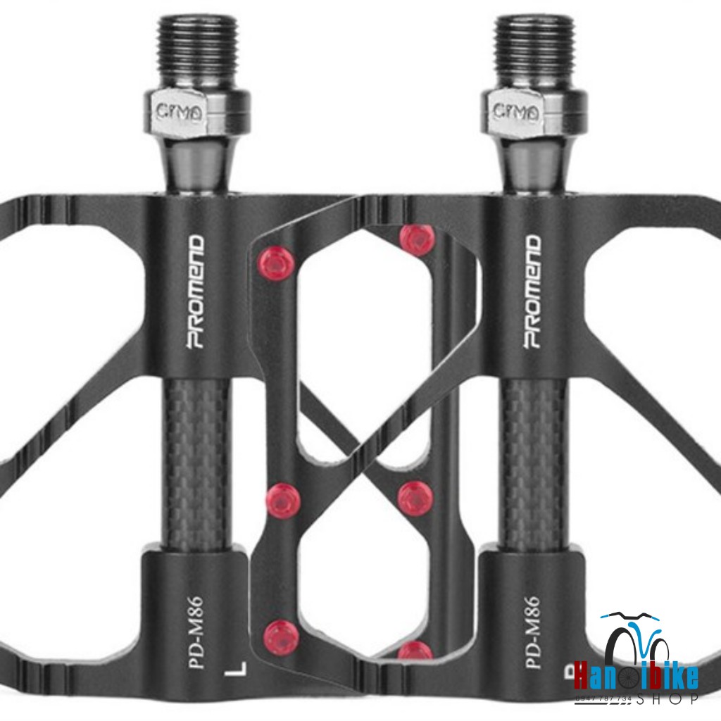 Pedal xe đạp Promend PD-R87C trục bọc carbon