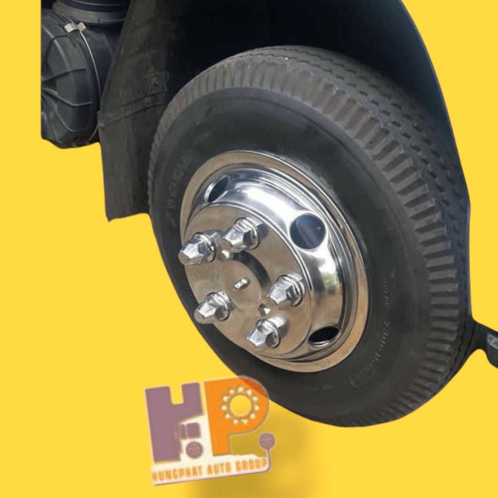 Chụp mâm INOX cho xe tải mâm 15inch